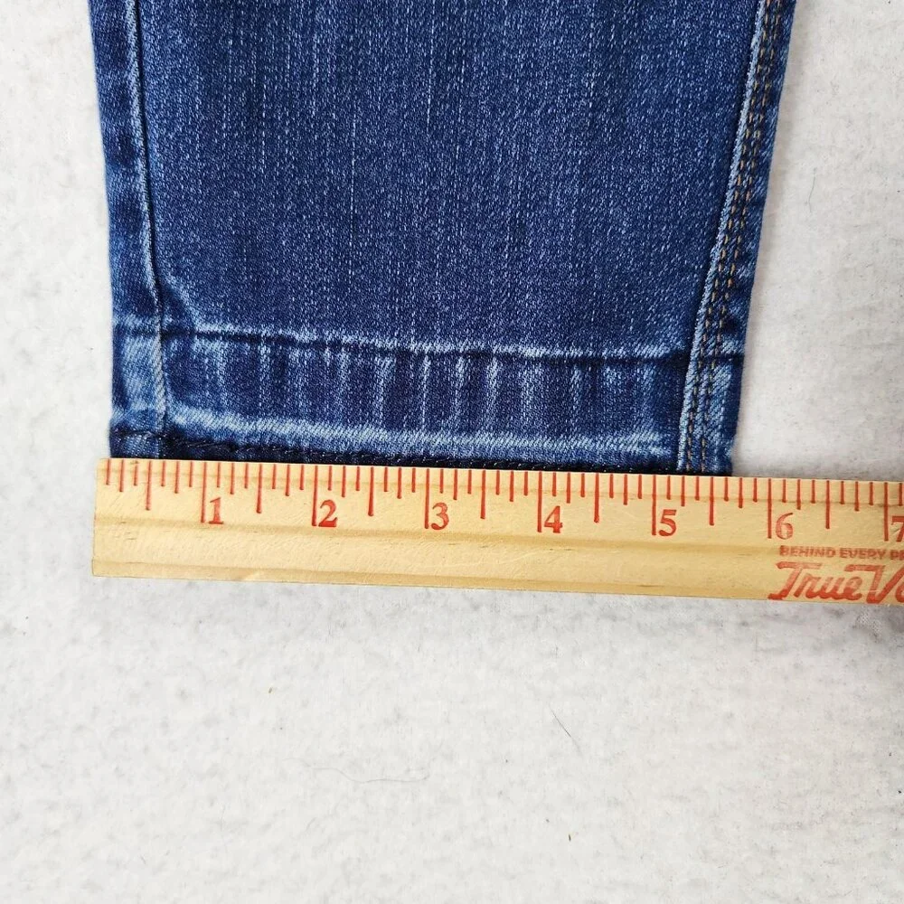 WHBM Jeans Womens 8 Blue Skimmer Stretch Mid Rise Denim Casual Ankle